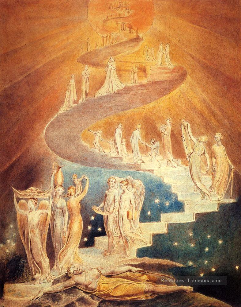 Jacobs Échelle romantisme Âge romantique William Blake Peintures à l'huile